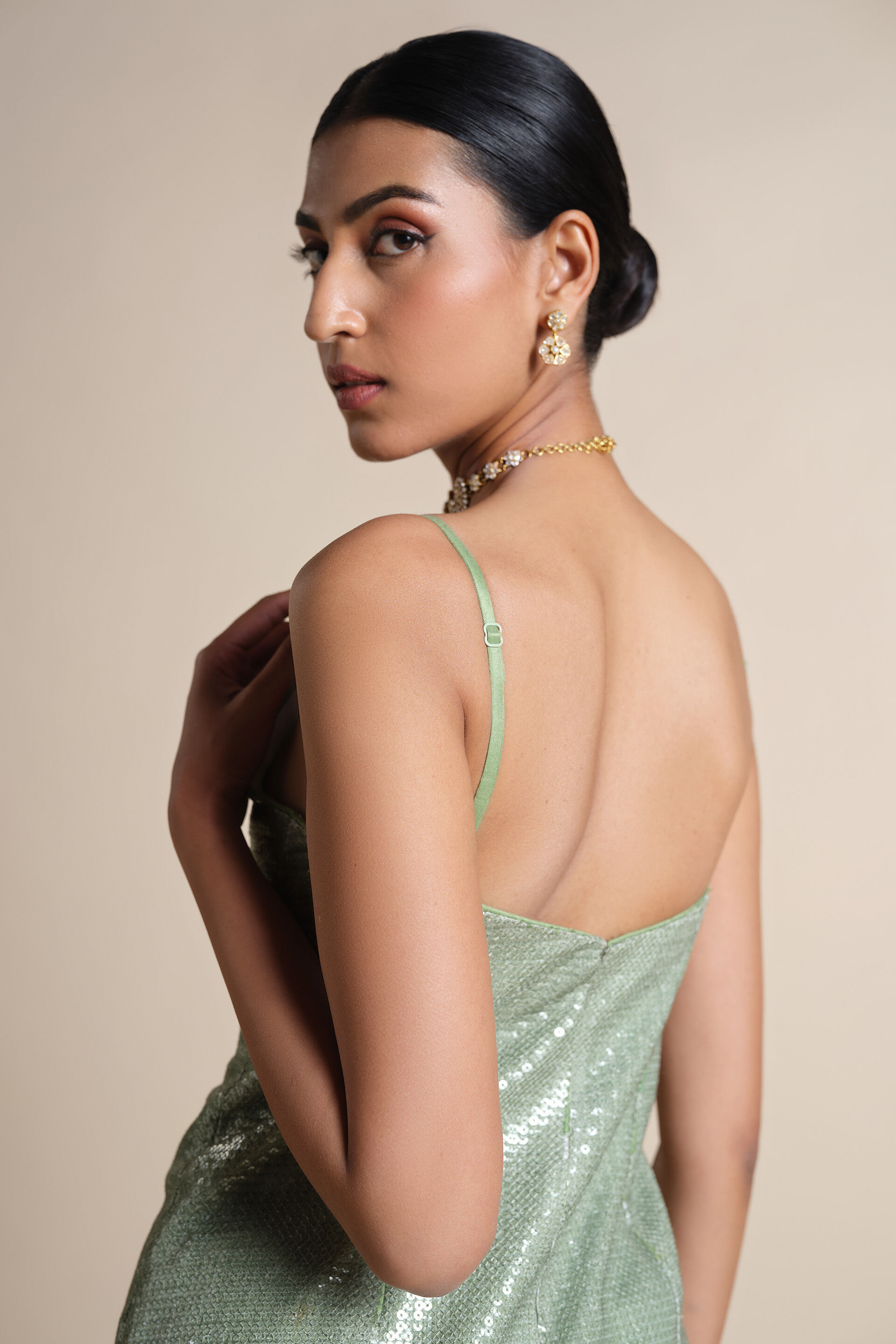 The Liveforest Embroidered Jacket Set - Sage, Sage, image 16